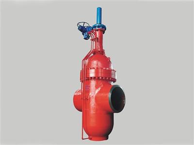 Flat gate valve